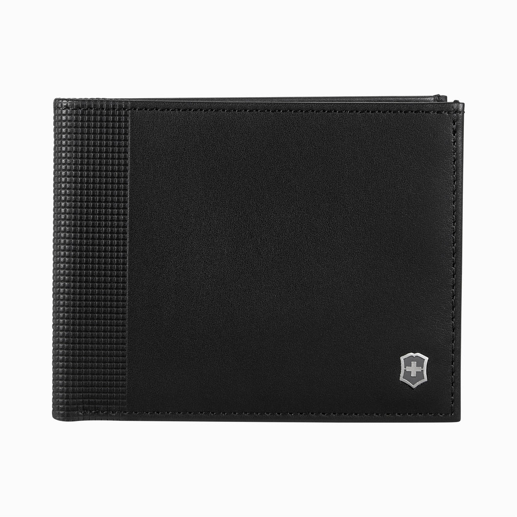 BILLETERA VICTORINOX ALTIUS ALOX SLIM BI FOLD, NEGRO 611573